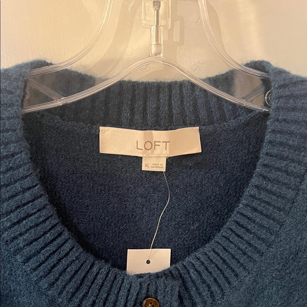 LOFT Teal Blue Women's Cardigan